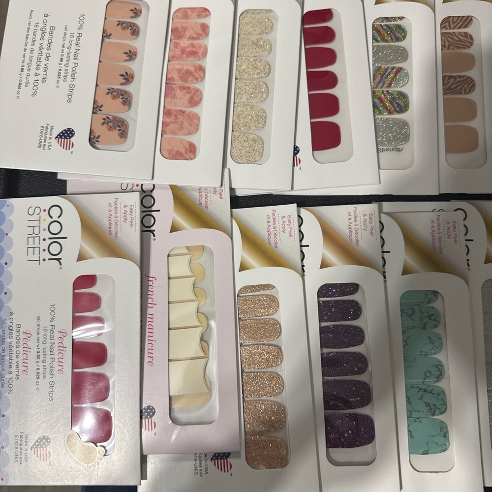 Color Street Bundle – 18 New Sealed Nail Strip Sets – Bulk Lot - Picture 4 of 4